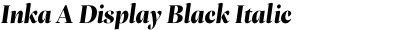 Inka A Display Black Italic